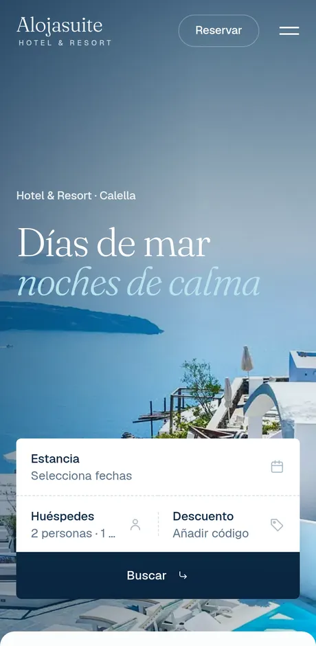 Web de Hotel Alojasuite