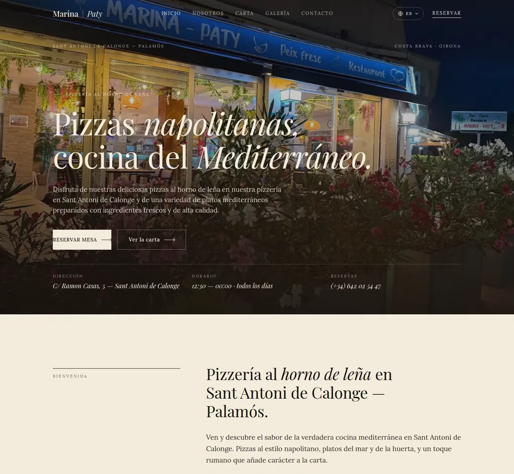 Web de Marina Paty